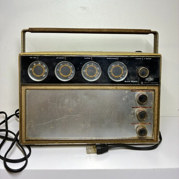 Vintage Unisonic MB-4333 Solid State Radio FM AM Marine Shortwave PARTS REPAIR - Picture 1 of 16